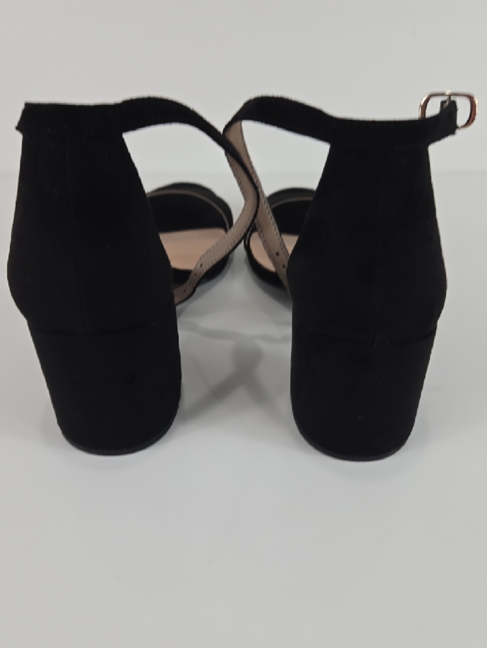 A New Day Heels Nude & Black Size 7.5 - Picture 7 of 13